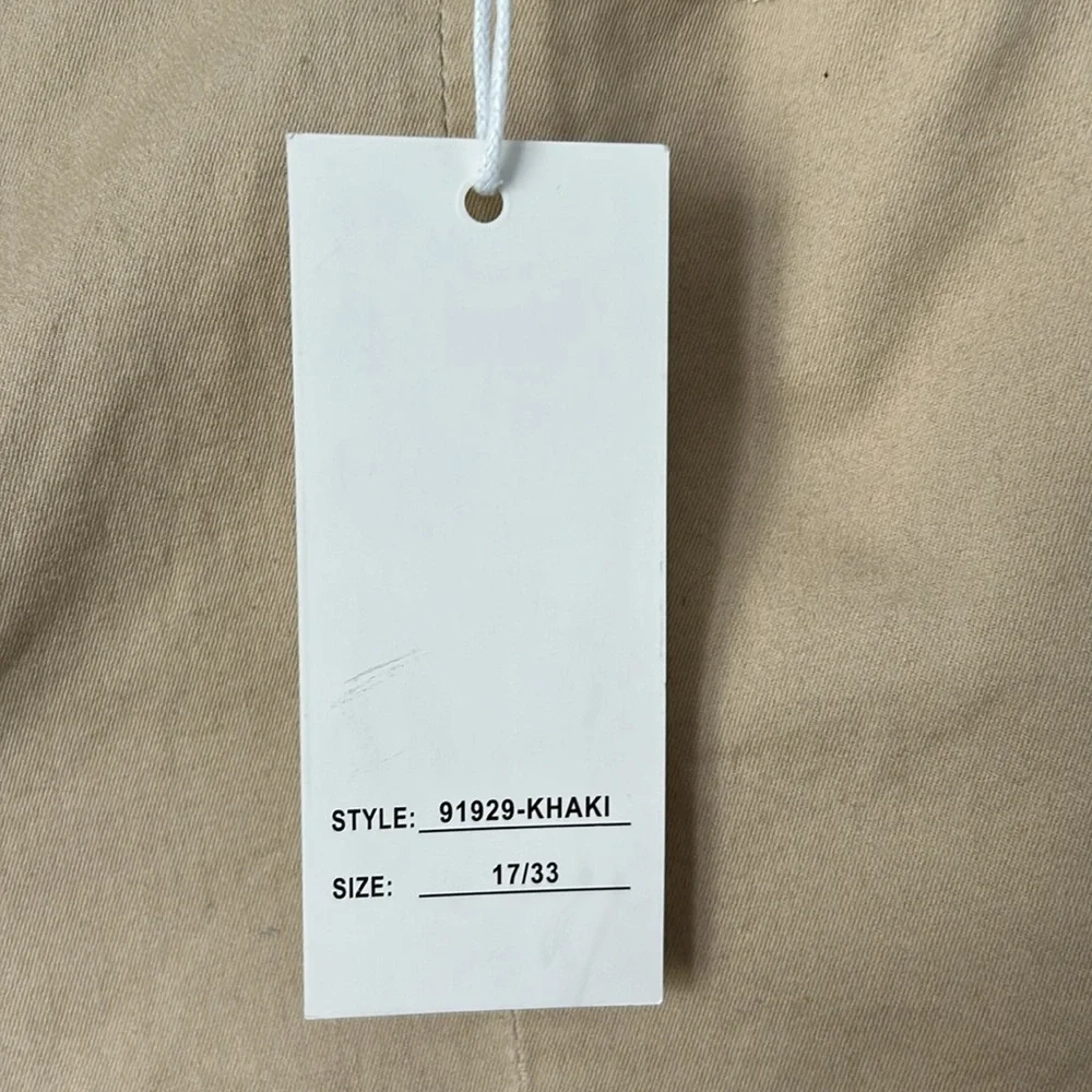 NWT Disclosure Stretch Khaki Bootcut Pants size 17/33 juniors - Picture 4 of 7